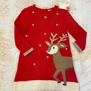 Baby Boden NWT Holiday Sweater Dress